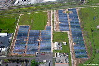 solar power installation