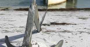 RA anchored after trip