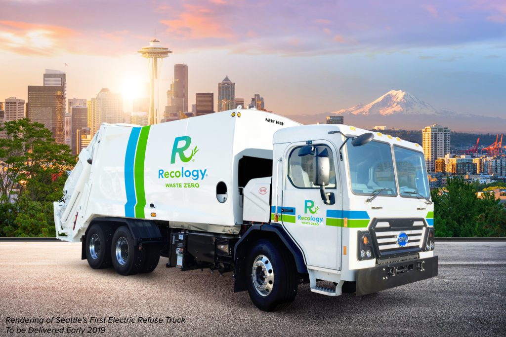 electric refuse truck