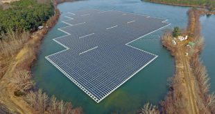 floating solar array
