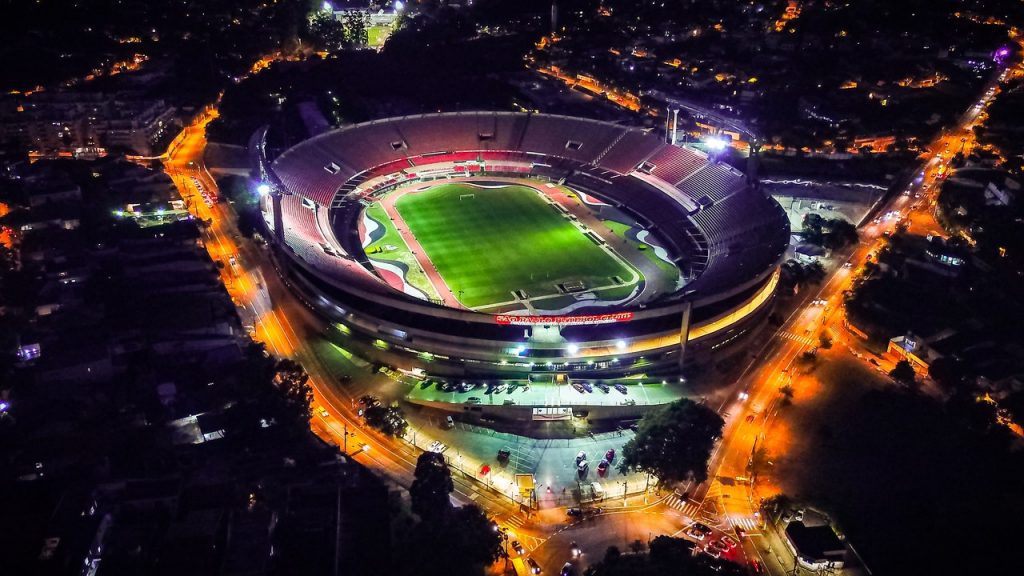 aerial photography of stadium 2039938
